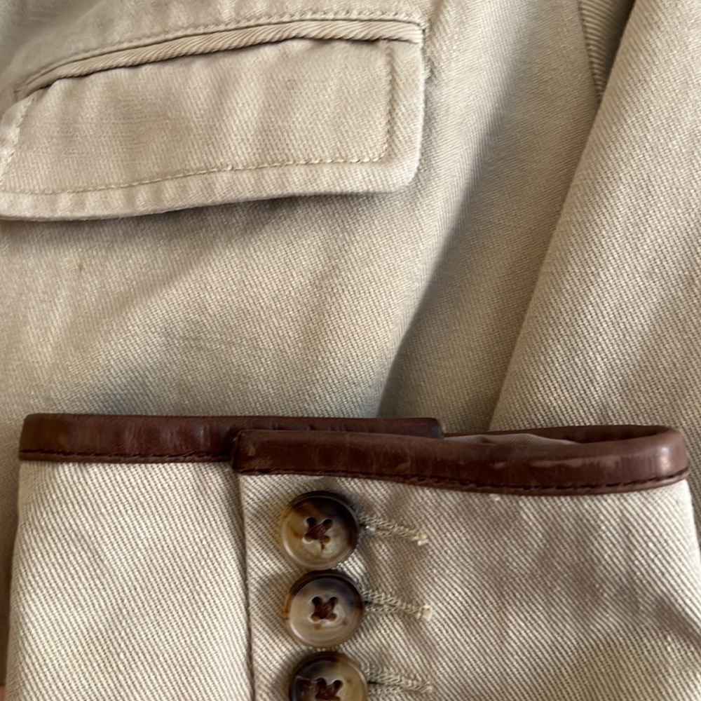 Ralph Lauren tan cotton blazer - Picture 6 of 12